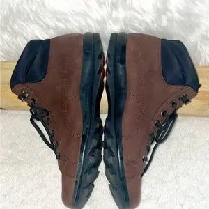 Prada | Shoes | Prada Leather Shark High Top Sneakers Boots  display picture 1